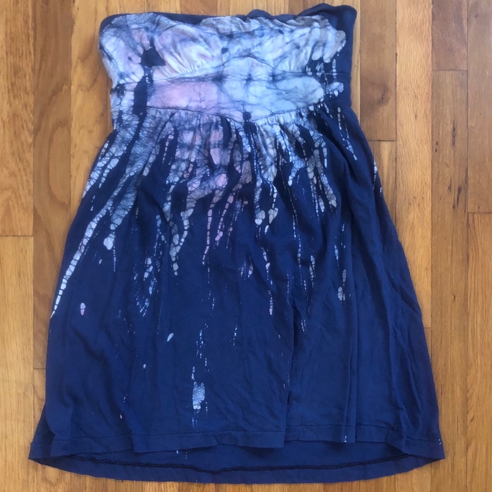 Boho strapless dress